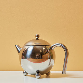 1970s Stainless Steel Teapot