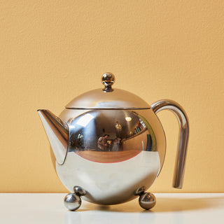 1970s Stainless Steel Teapot