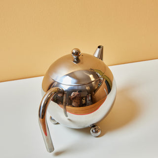 1970s Stainless Steel Teapot