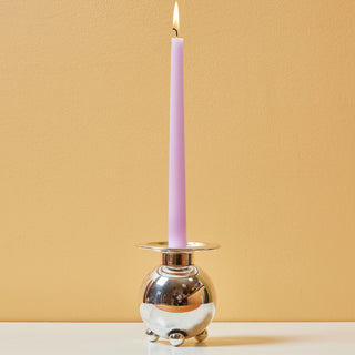 Silver-Plated Bubble Candle Holder